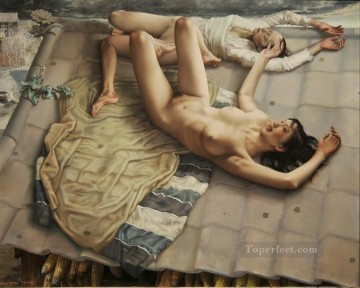 Chinese Nude Painting - Lui Liu girls nude Chinese